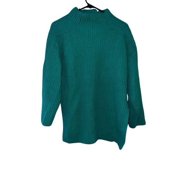 Massimo Dutt sweater green Sz s High Neck Long Sleeves Preppy Normcore - Picture 1 of 6